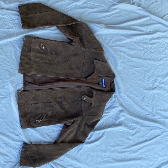 Limited Too Jackets & Blazers - Girls/Juniors Brown Retro 100% Leather Jacket | Size Large | Limited Too Brand